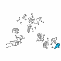 OEM 2000 Chrysler Cirrus Bracket-Transmission Mount Diagram - 4573777