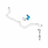 OEM 1999 Chevrolet Tracker Stabilizer Bar Bracket Diagram - 91174730