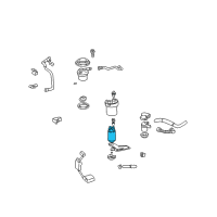 OEM 2005 Toyota RAV4 Fuel Pump Diagram - 23221-28280