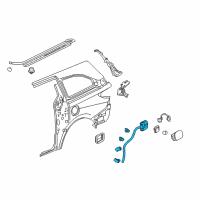 OEM 2018 Honda Odyssey Adapter Assy., Fuel Filler Diagram - 74480-THR-A02