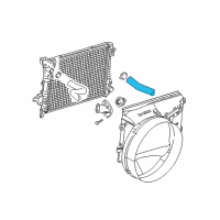 OEM 2003 Dodge Ram 3500 Hose-Radiator Diagram - 52029875AD