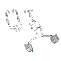 OEM 2011 Dodge Challenger Pipe-TAILPIPE Diagram - 5147196AA