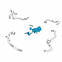 OEM Cadillac XT5 Water Outlet Diagram - 55516369