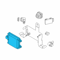 OEM 2018 BMW 740e xDrive Radar Sensor Diagram - 66-31-6-888-029