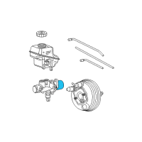 OEM 2010 Dodge Charger Brake Master Cylinder Diagram - 68048548AA