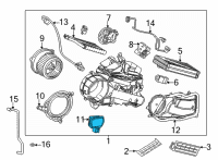 OEM 2020 Toyota Highlander Fan Resistor Diagram - 87165-36010