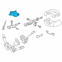 OEM Kia Ignition Lock Cylinder Diagram - 819002J710