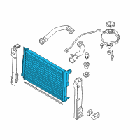 OEM BMW X3 Radiator Diagram - 17-11-8-623-369