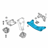 OEM 2017 BMW 320i xDrive GEARBOX SUPPORT Diagram - 22-31-6-860-777