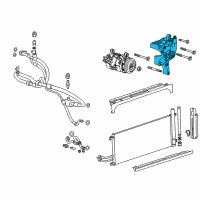 OEM Chevrolet Silverado 1500 Mount Bracket Diagram - 12637351