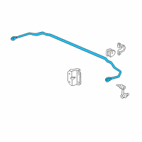 OEM 1999 Honda Civic Spring, Rear Stabilizer (13Mm) Diagram - 52300-S52-A01