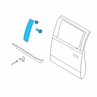 OEM 2021 Ford F-250 Super Duty Applique Diagram - FL3Z-18255A35-AA