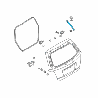 OEM 2005 Kia Sorento Lifter Assembly-Tail Gate Diagram - 817713E021