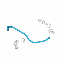 OEM 2007 Hyundai Azera Bar Assembly-Rear Stabilizer Diagram - 55510-3L200