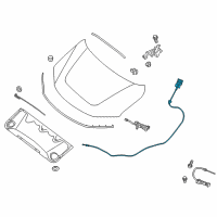 OEM 2014 Nissan Pathfinder Complete Cable Assembly Diagram - 65621-3KA2A
