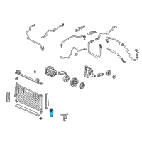 OEM 1994 Honda Civic del Sol Receiver Diagram - 80351-ST7-A11