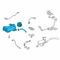 OEM Toyota RAV4 Vapor Canister Diagram - 77740-78010