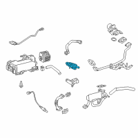 OEM Lexus Valve Assy, Vacuum Switching Diagram - 25860-36100