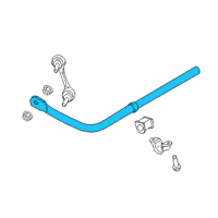 OEM 2017 Ford Edge Stabilizer Bar Diagram - F2GZ-5A772-C