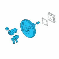 OEM 2010 Chevrolet Aveo5 Booster Assembly Diagram - 95983238