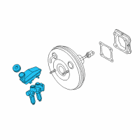 OEM 2009 Pontiac G3 Cylinder Asm, Brake Master Diagram - 93744983