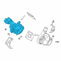 OEM Lincoln Turbocharger Diagram - L1MZ-6K682-A