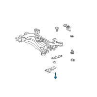 OEM Lexus Bolt, Differential Support Member Mounting, NO.2 Diagram - 52286-30010