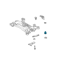 OEM 2005 Lexus SC430 Cushion, Rear Suspension Member Body Mounting, Rear Diagram - 52275-30070