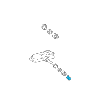 OEM 2007 Lexus LX470 Fitting Kit, Tire Pressure Monitor Or Balancer Valve Diagram - 04423-42010