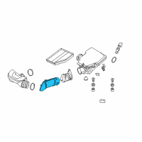 OEM 2010 BMW 550i Intake Duct Diagram - 13-71-7-521-012