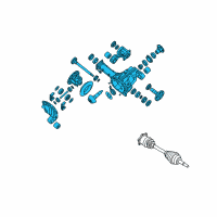 OEM 2008 Nissan Armada Drive Final Diagram - 38500-8S11B