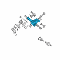 OEM 2013 Nissan Titan Carrier-Gear Diagram - 38511-8S110