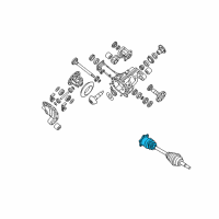 OEM 2005 Infiniti QX56 Repair Kit-Dust B00T, Inner Diagram - 39741-7S026