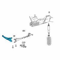 OEM 2006 Ford E-350 Super Duty Axle Arm Diagram - F2UZ-3006-B