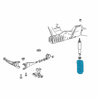 OEM 2007 Ford E-150 Coil Spring Diagram - F2UZ-5310-A