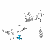 OEM 2007 Ford E-250 Knuckle Diagram - 9C2Z-3105-D