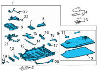 OEM Lexus Battery Assy, Hv Sup Diagram - G9510-42030