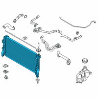 OEM 2020 BMW X1 RADIATOR Diagram - 17-11-8-645-771