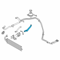 OEM BMW ActiveHybrid 3 Coolant Hose Diagram - 17-12-7-610-553