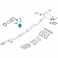 OEM 2015 BMW 335i xDrive V-Band Clamp Diagram - 18-30-7-620-349