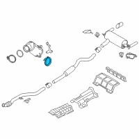 OEM 2014 BMW M235i V-Band Clamp Diagram - 18-30-7-620-349