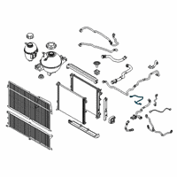 OEM 2018 BMW X3 Cylinder Head-Expansion Tank Hose Diagram - 17-12-7-535-528