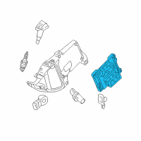 OEM Cadillac STS ECM Diagram - 12600940