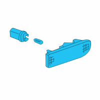 OEM 2007 Kia Amanti Lamp Assembly-Side Repeater Diagram - 923033F550