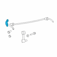 OEM Lincoln MKZ Bushing Bracket Diagram - 3M8Z-5B498-A