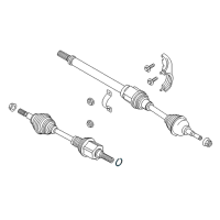 OEM Ford Explorer Axle Assembly Clip Diagram - BB5Z-4B422-A