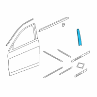 OEM 2017 Honda Accord Garn, R FR Door Ct Diagram - 72430-T2F-A01