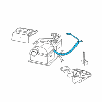 OEM Mercury Monterey Cable Assembly Diagram - 4F2Z-14300-AA