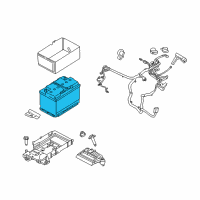 OEM 2019 Lincoln MKZ Battery Diagram - BXT-90T5-590