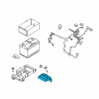 OEM 2018 Lincoln Continental Support Bracket Diagram - DG9Z-10732-C